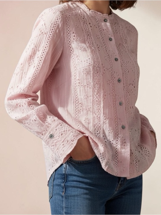 Sundance Tops - NWOT Sundance Mirabelle Eyelet Blouse – Lavender Size XXSP Cottagecore Size XXSP